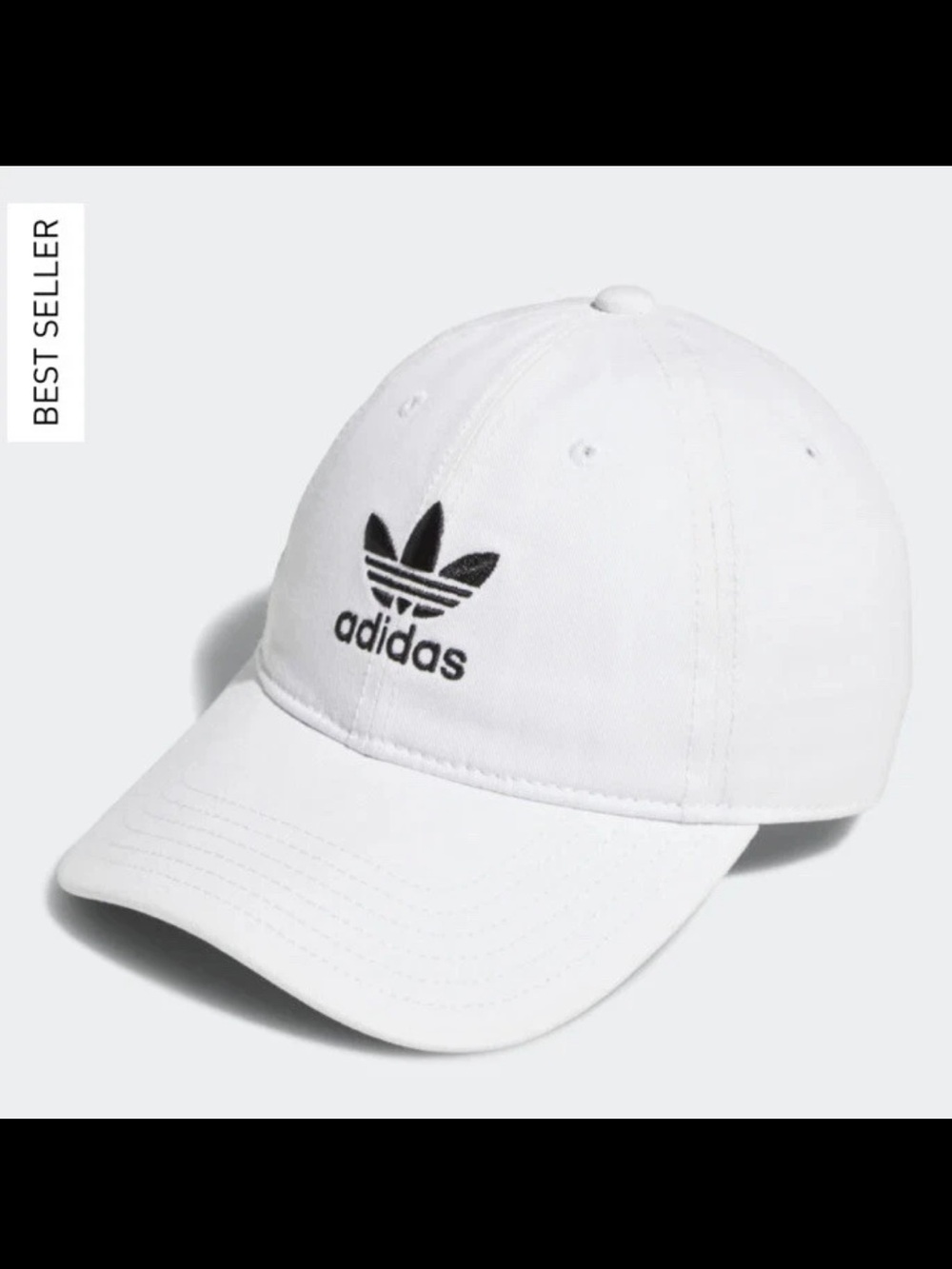 adidas Originals BH7135 Men's One Size Snapback Hat - White